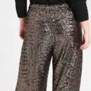 Banana Republic sequin wide leg pants
